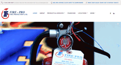 Desktop Screenshot of fireprofireprotection.ca